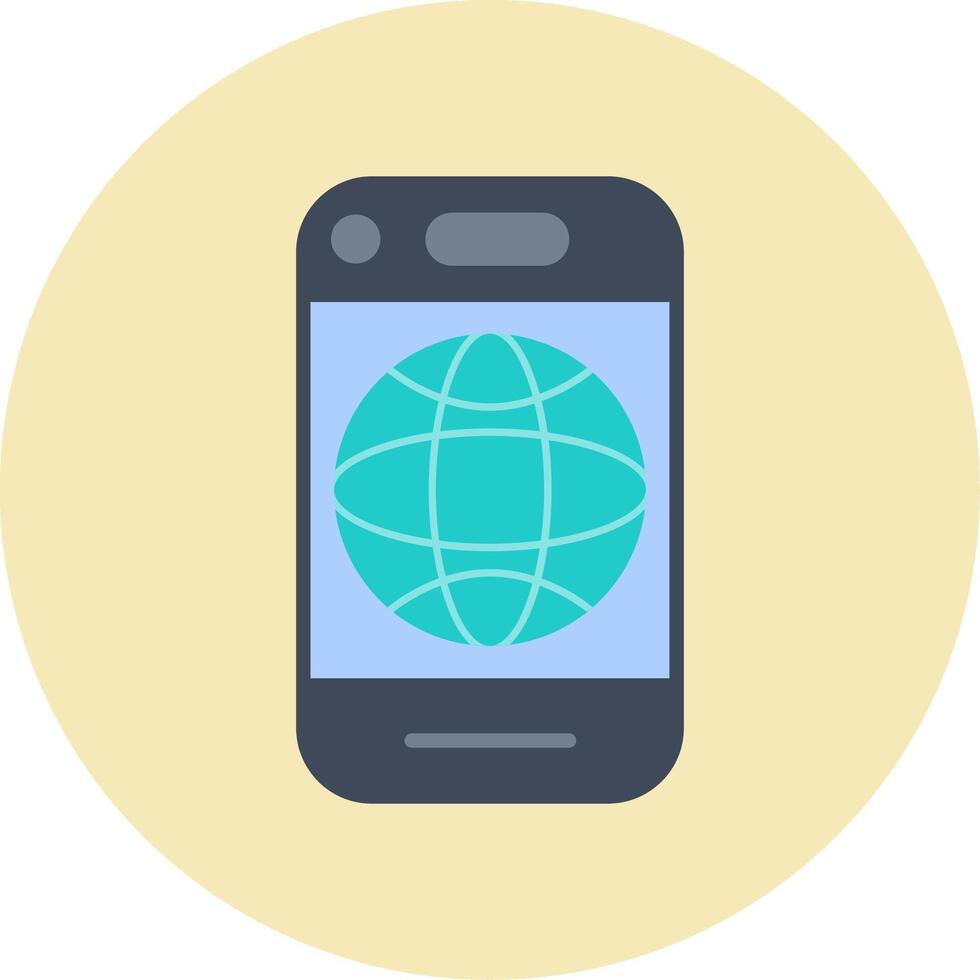 Mobile Internet Vector Icon