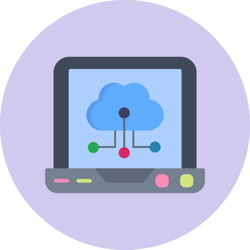 Cloud Computing Vector Icon