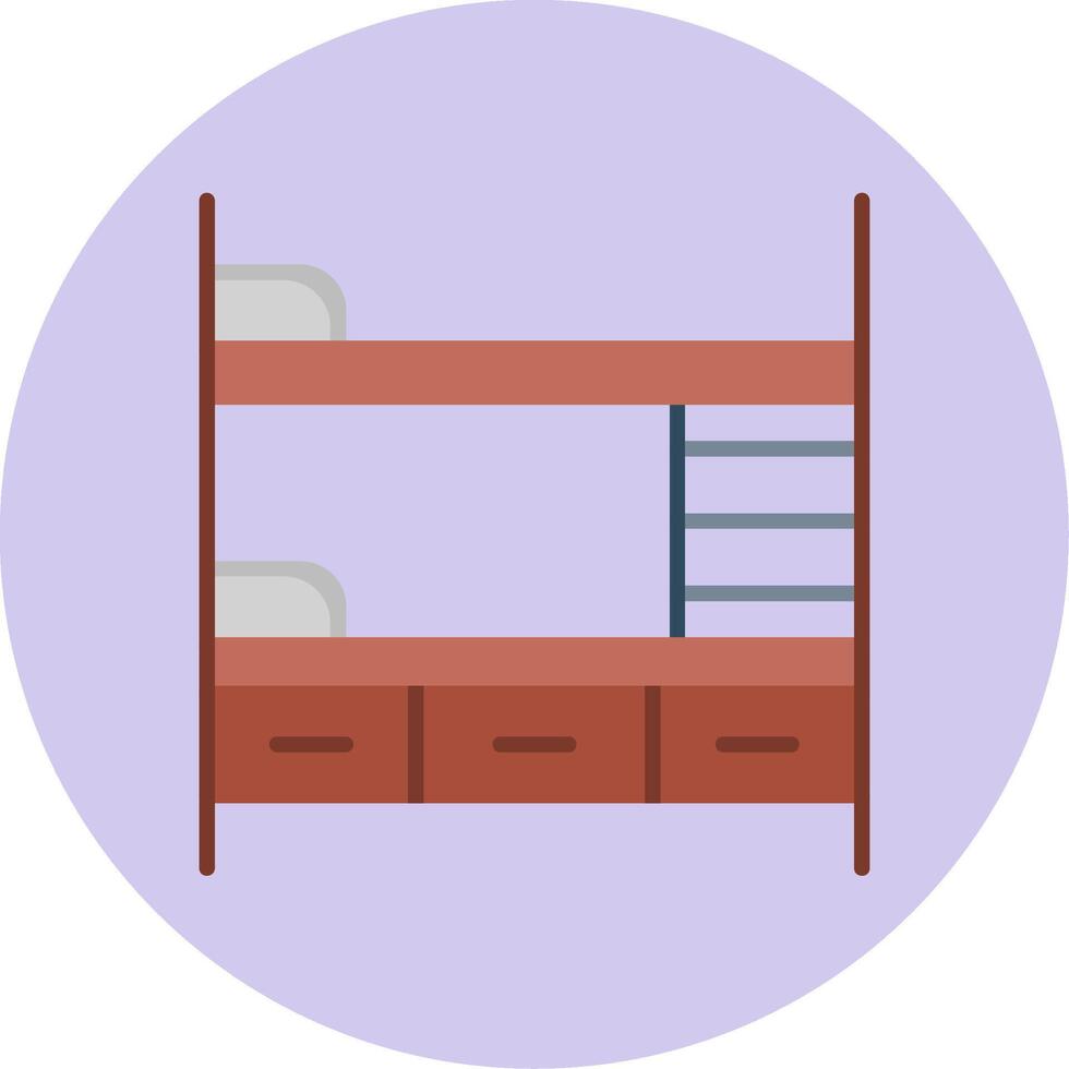 Bunk Bed Vector Icon