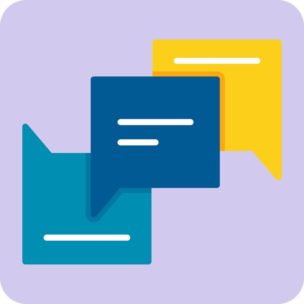 Speech Bubbles Vector Icon
