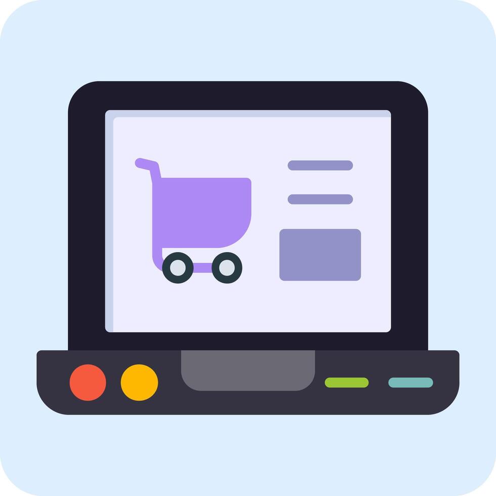 Online Shopping Vector Icon