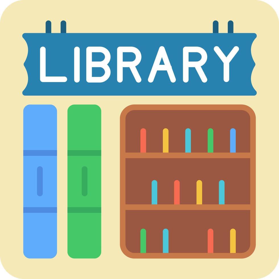 Library Vector Icon