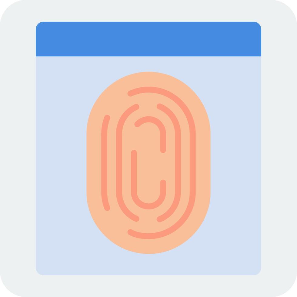 Fingerprint Vector Icon