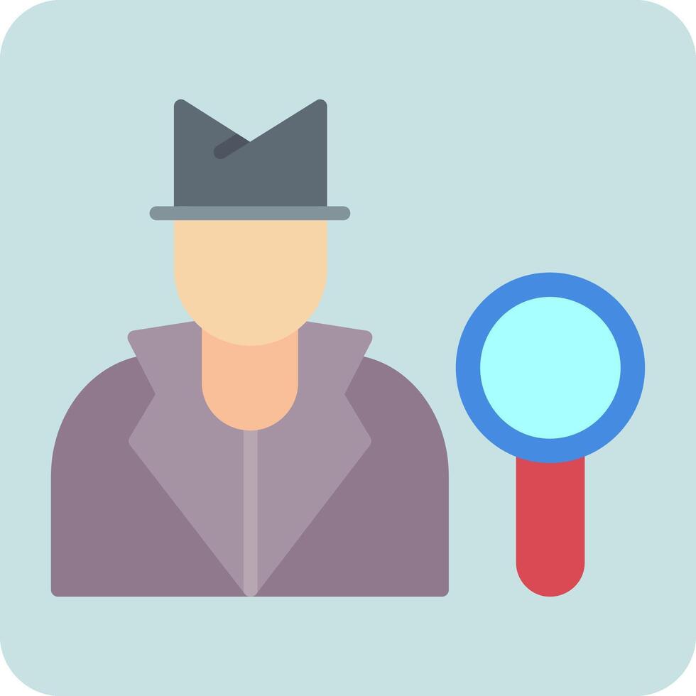 icono de vector de detective