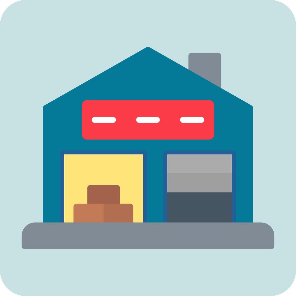 Warehouse Vector Icon