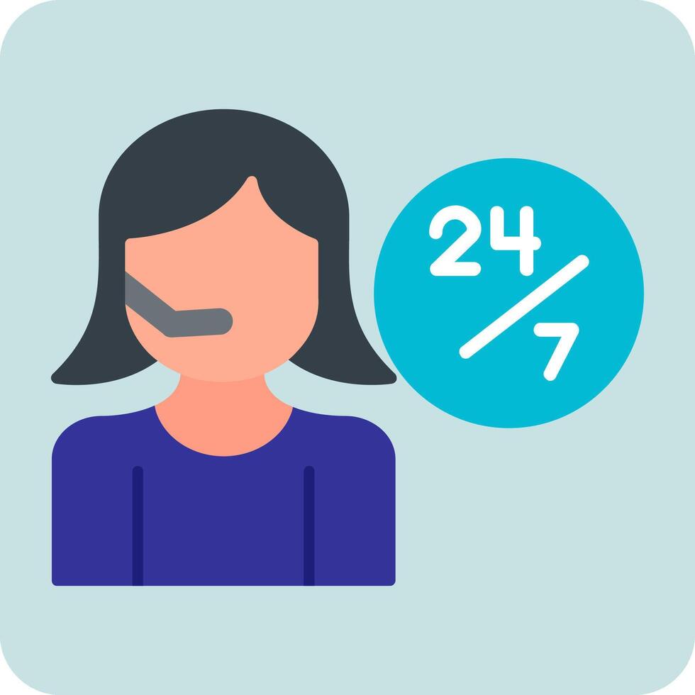 Customer Service Agent Vector Icon