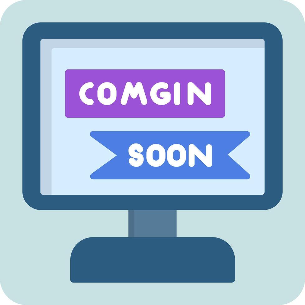 Coming Soon Vector Icon