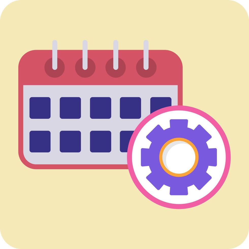 icono de vector de horario