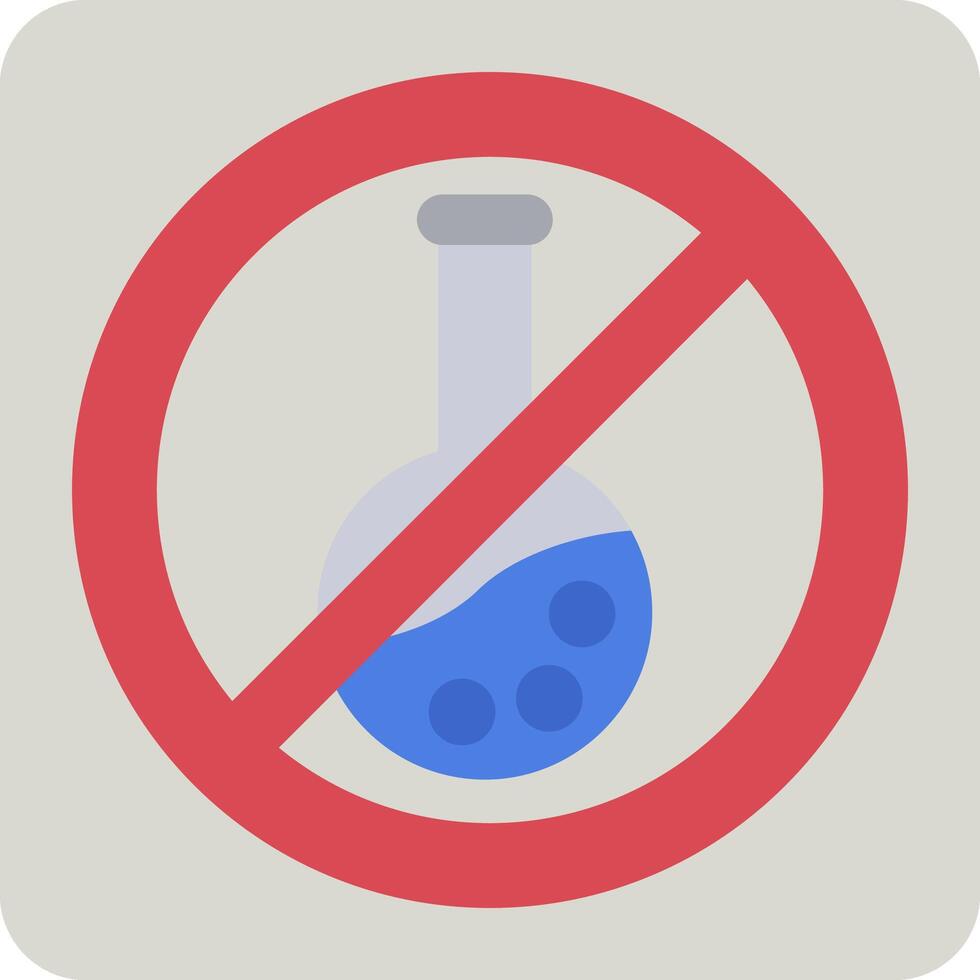 Chemical Free Vector Icon