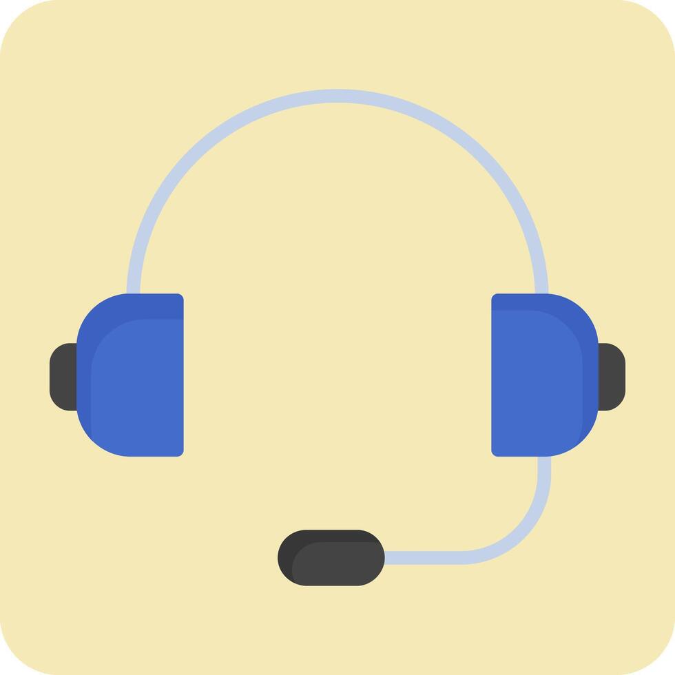 icono de vector de auriculares