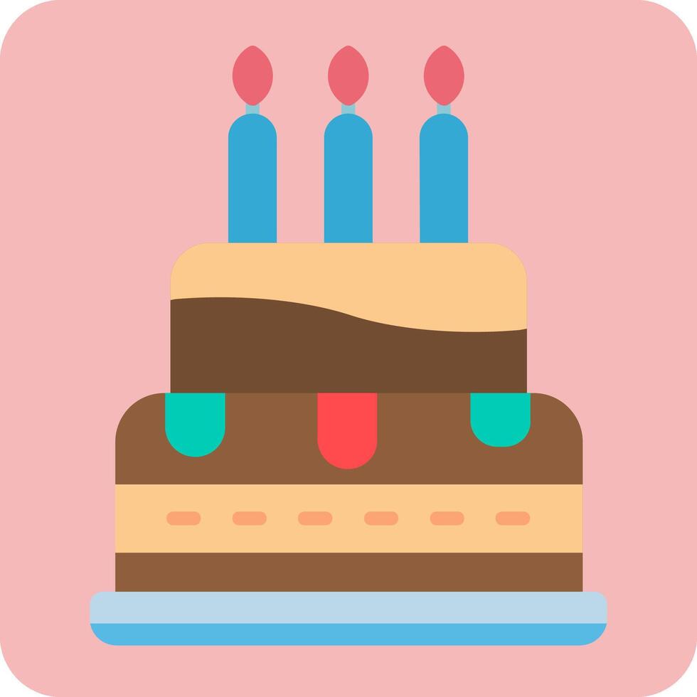 Birthday Cake Vector Icon