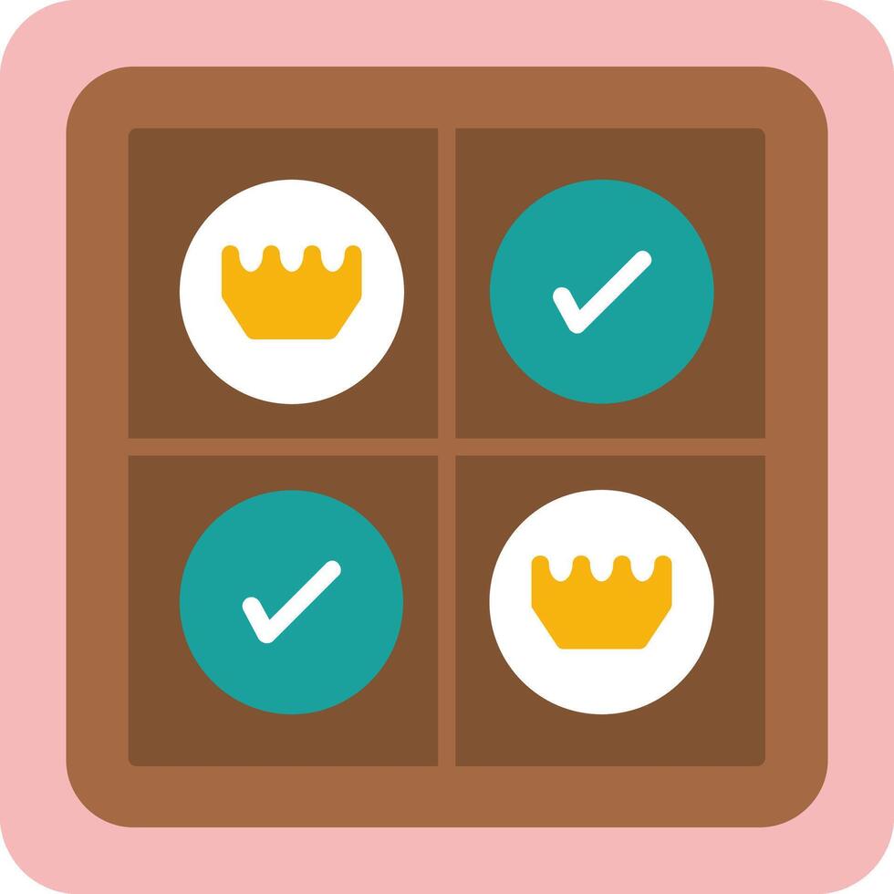Checkers Vector Icon