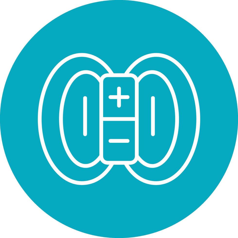 Magnetic Field Vector Icon