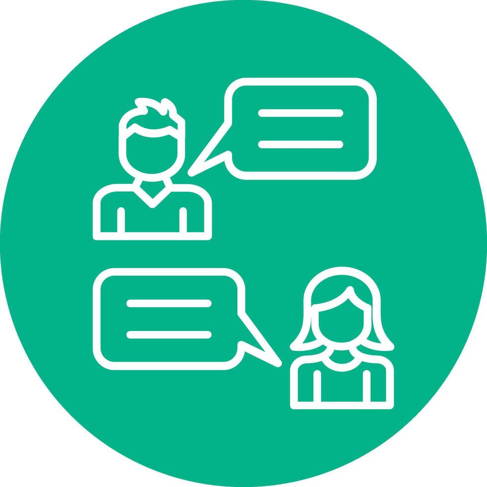 Conversation Vector Icon