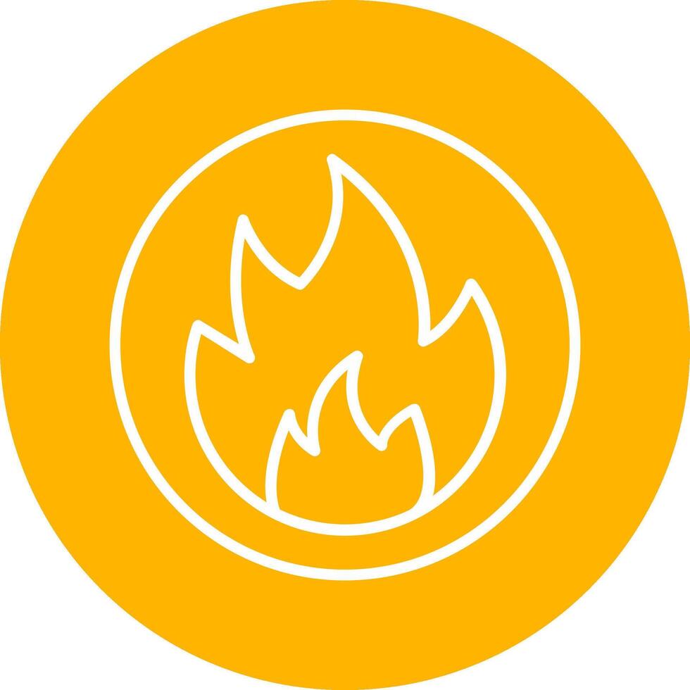 Flammable Vector Icon