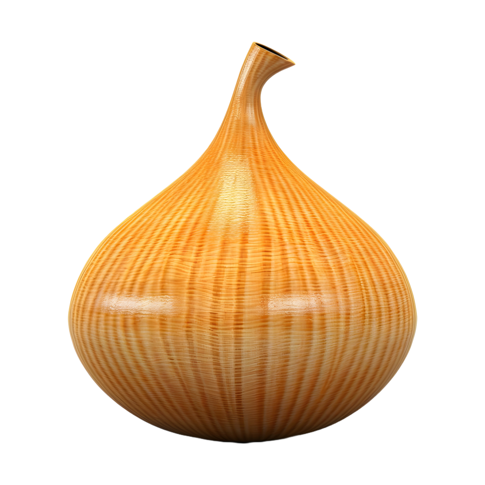 AI generated 3D Rendering of a Onion on Transparent Background - Ai Generated png