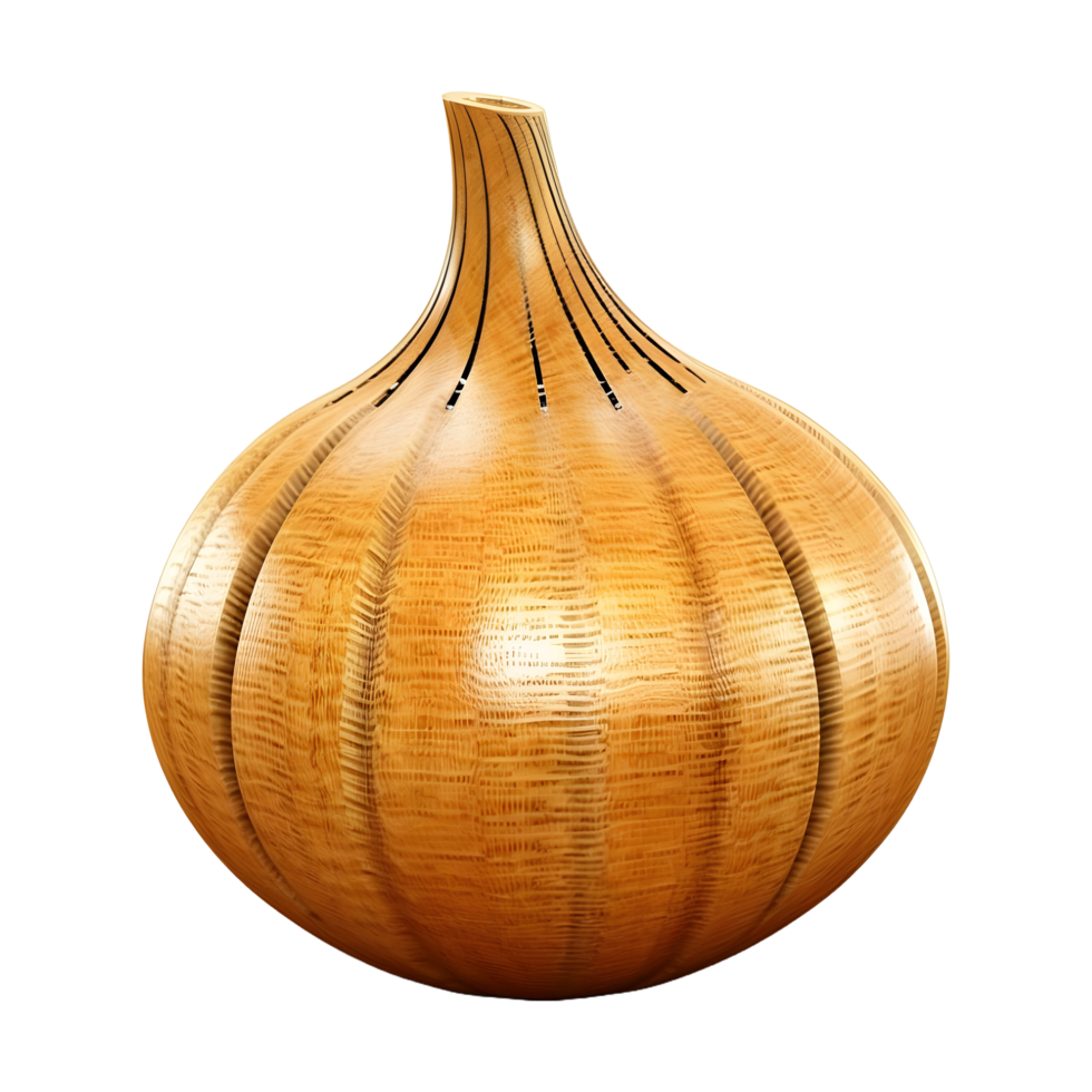 AI generated 3D Rendering of a Onion on Transparent Background - Ai Generated png