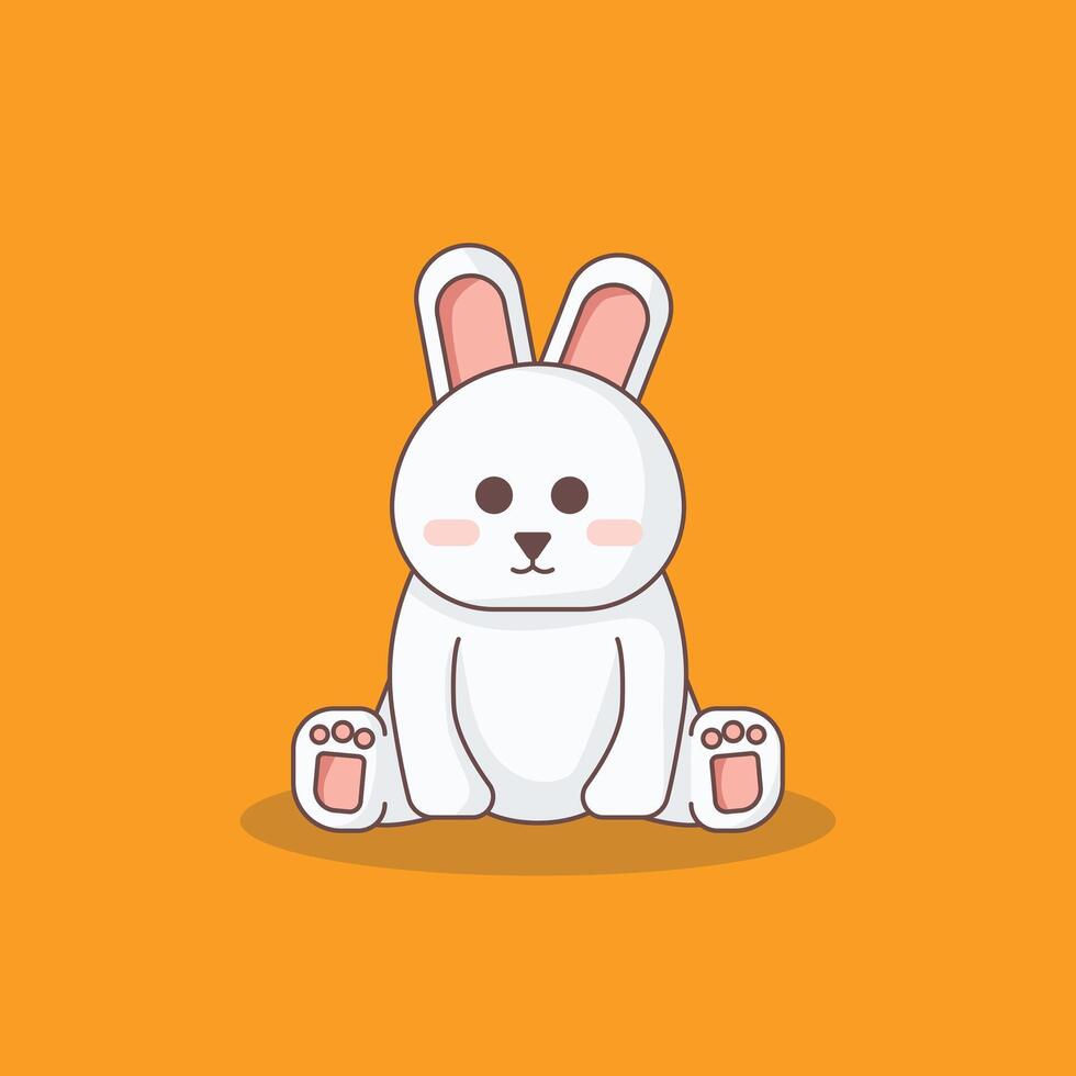 Rabbit Easter Character Cute Illustration vector