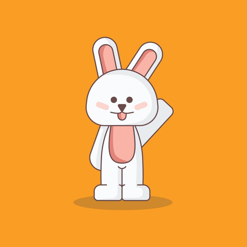 Rabbit Easter Character Cute Illustration vector