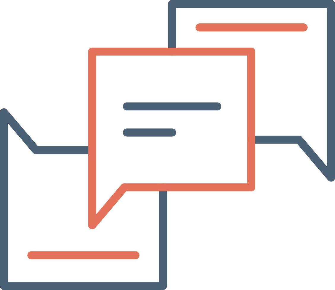 Speech Bubbles Vector Icon