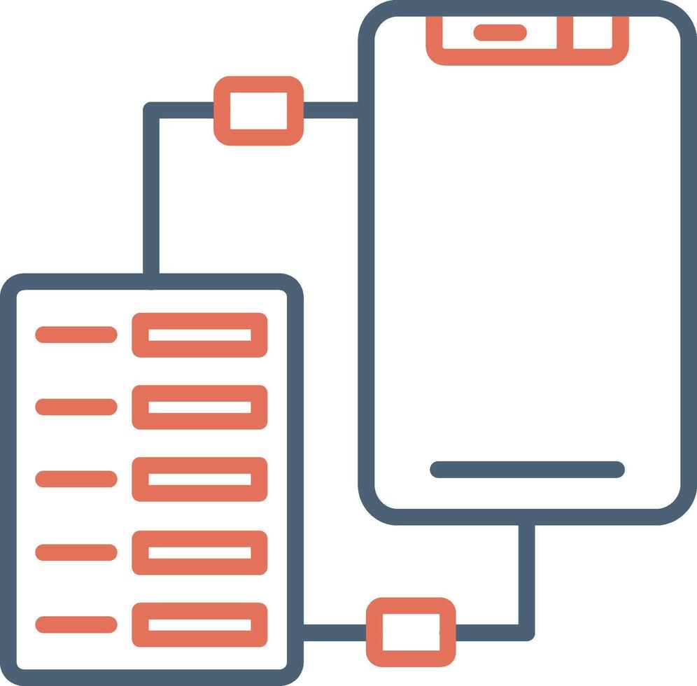 icono de vector de transferencia de datos