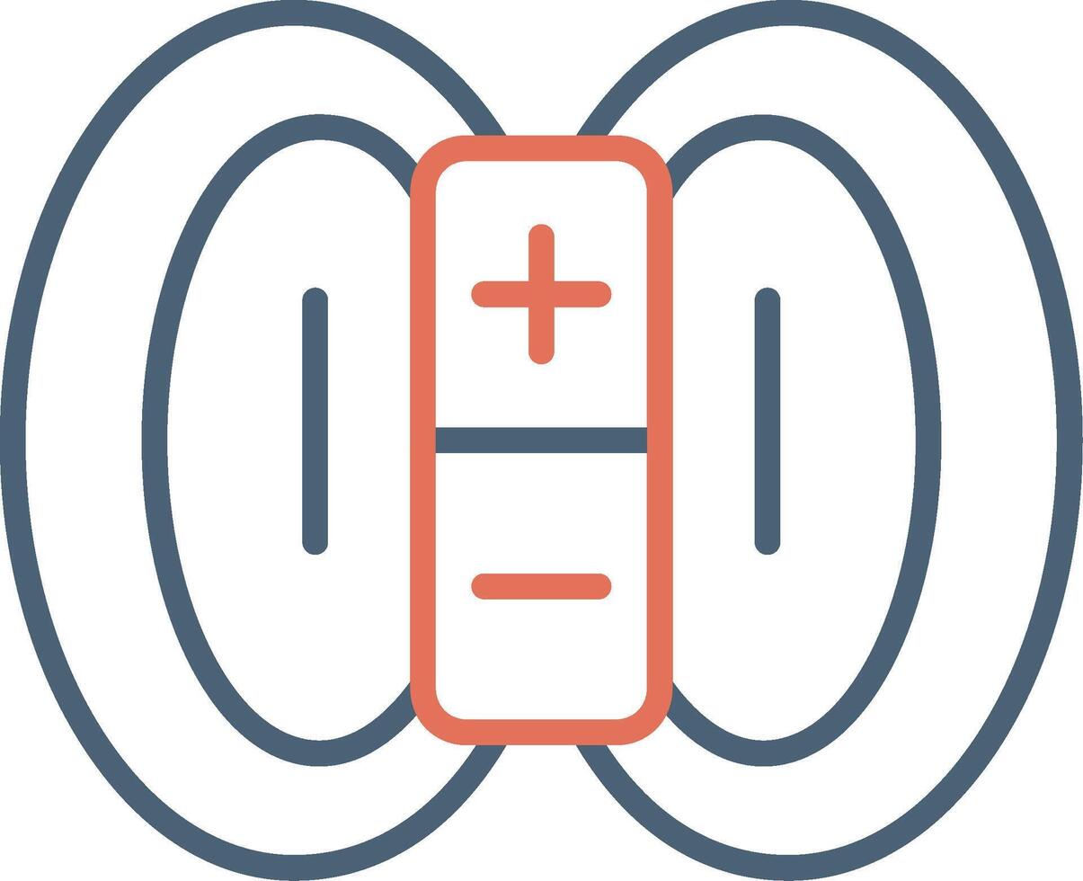 Magnetic Field Vector Icon