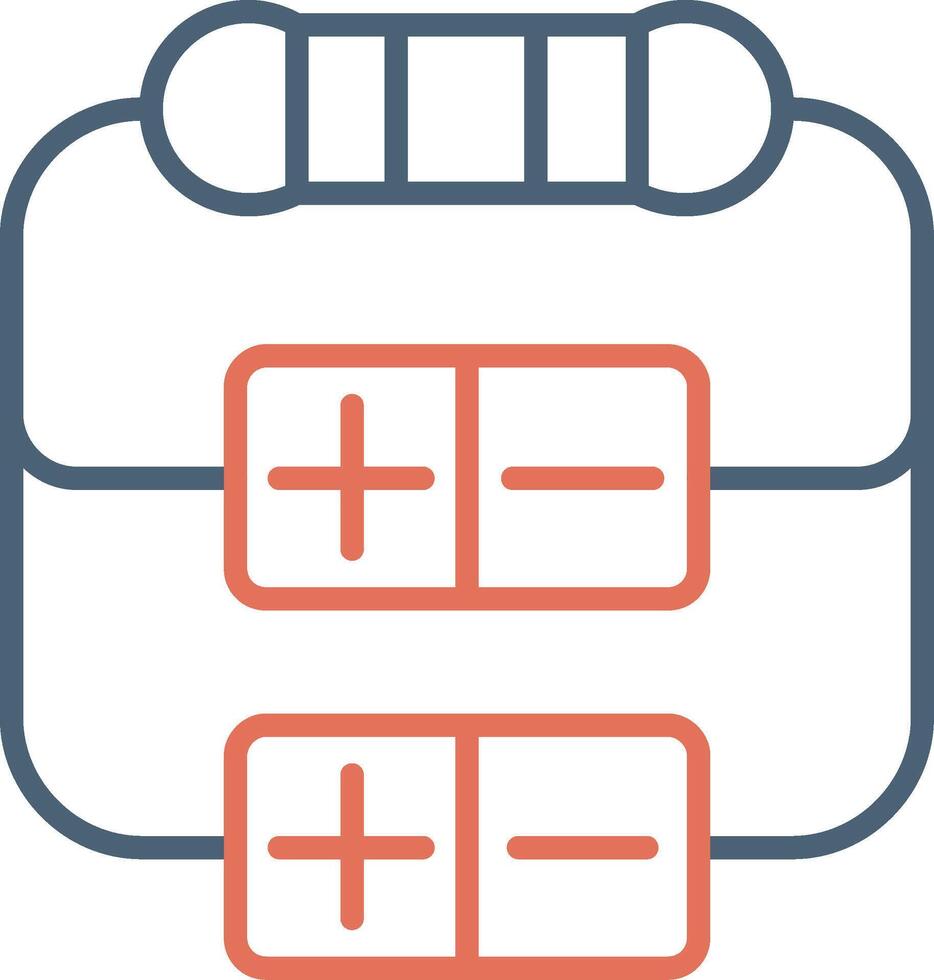 Resistor Vector Icon