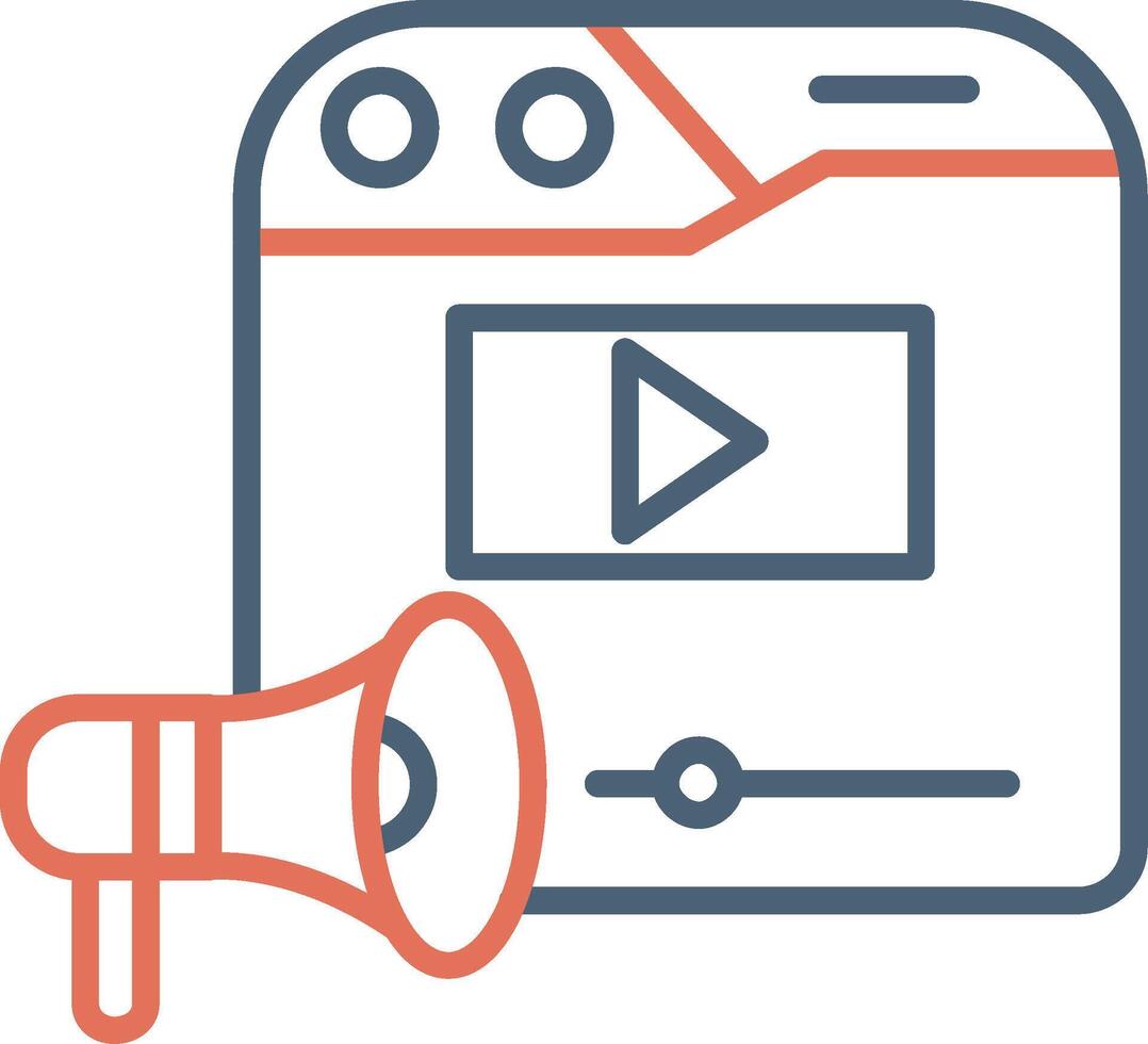 Video Marketing Vector Icon