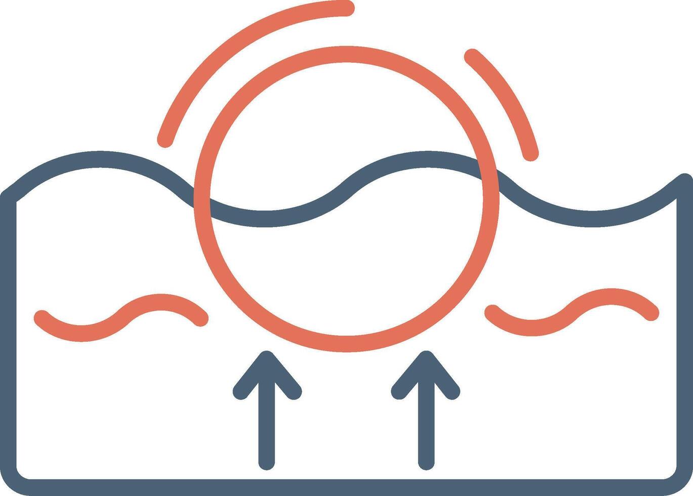 Float Vector Icon