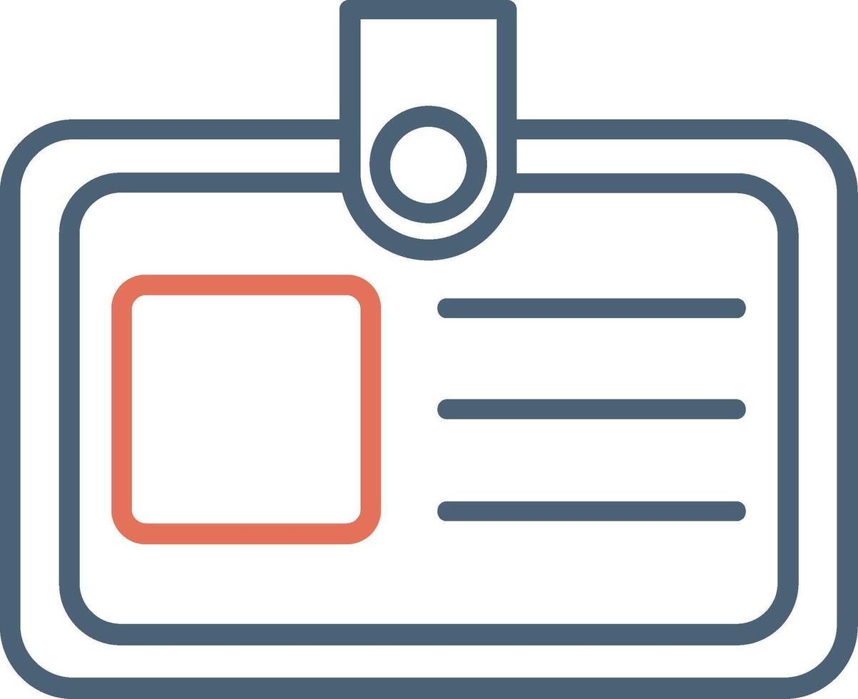 Identification Card Vector Icon