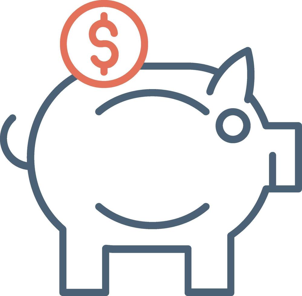 Piggy Bank Vector Icon