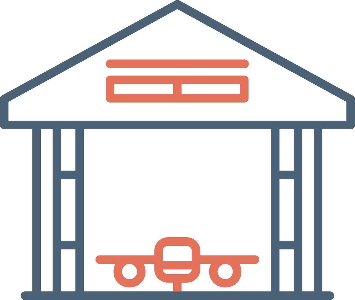 Hangar Vector Icon