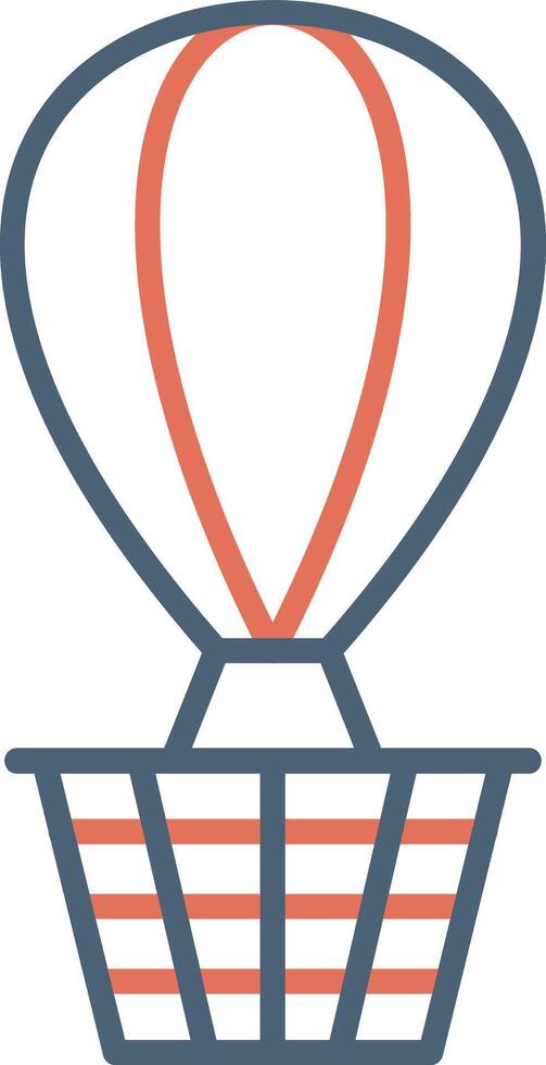 Hot Air Balloon Vector Icon