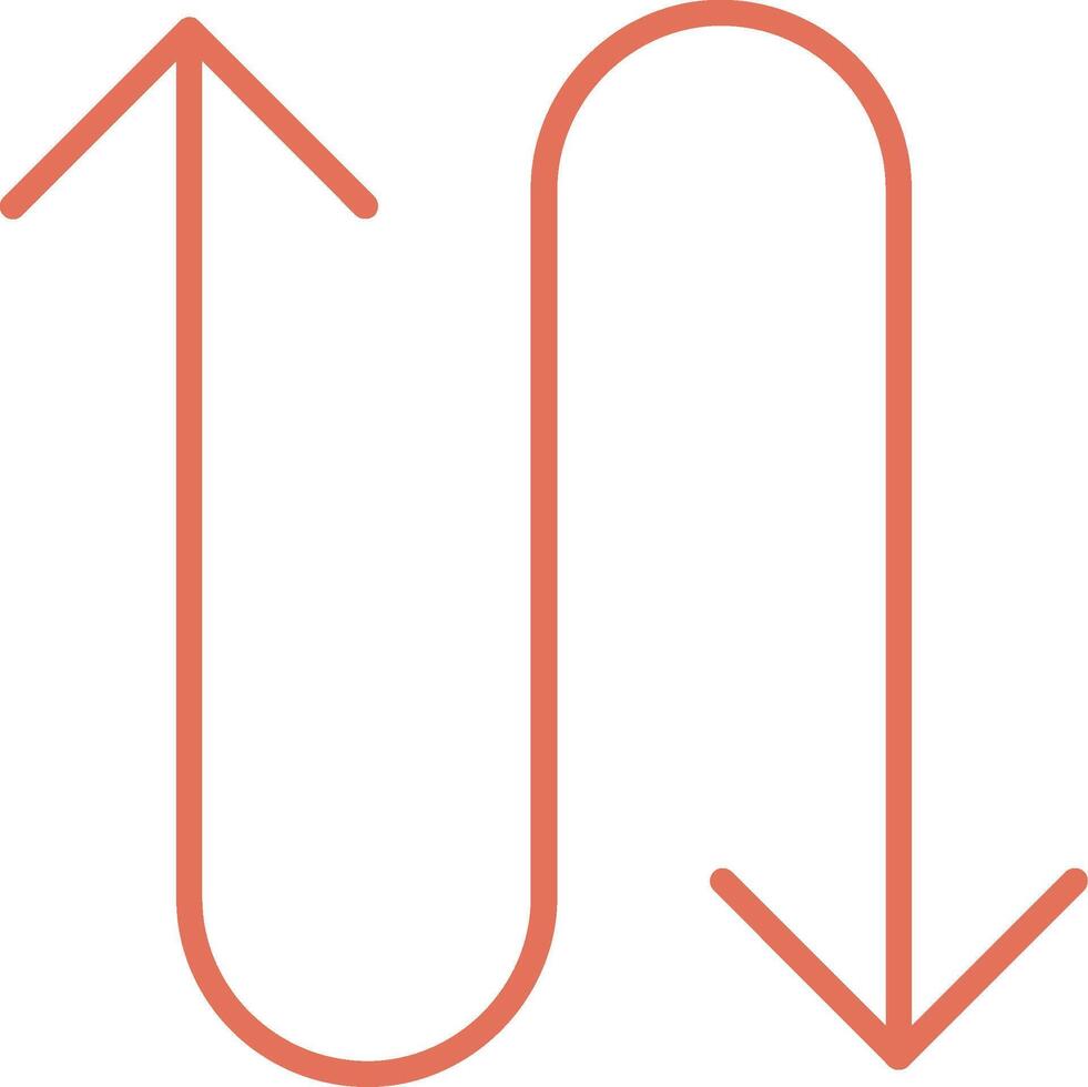 Zigzag Vector Icon