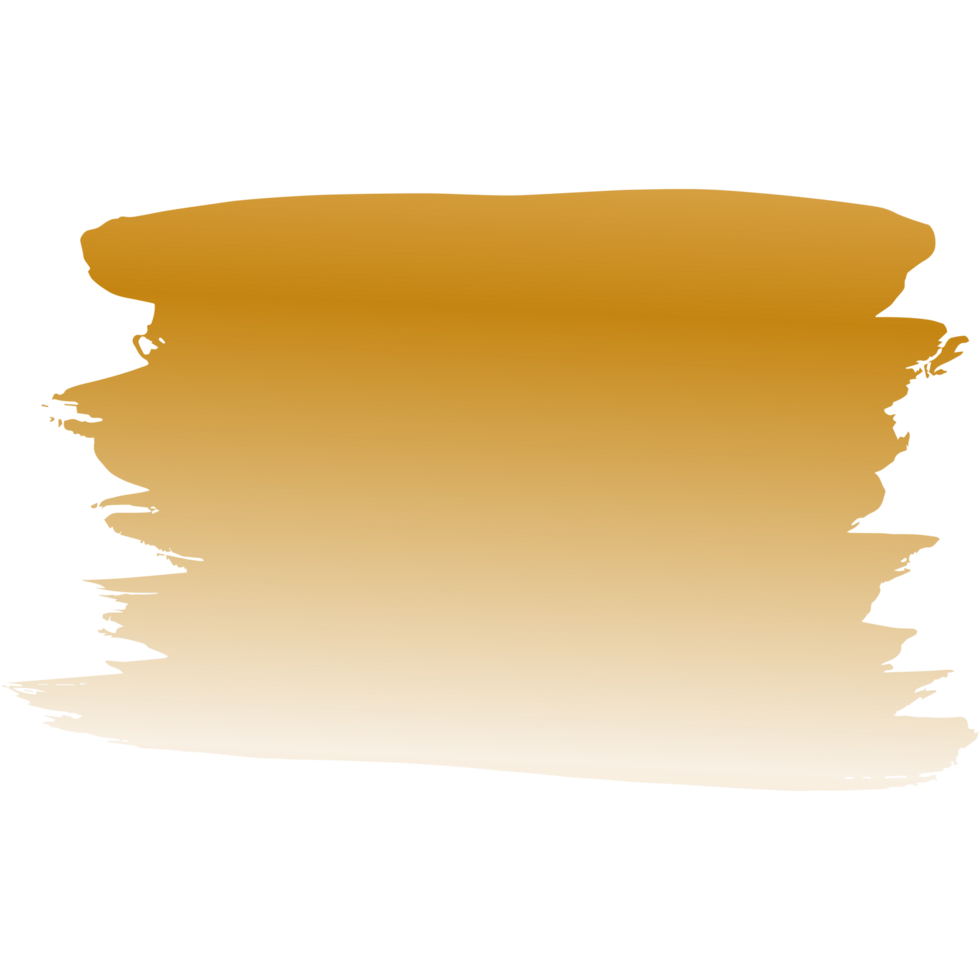 Abstract gradient golden background. Brush stroke. Place for text png