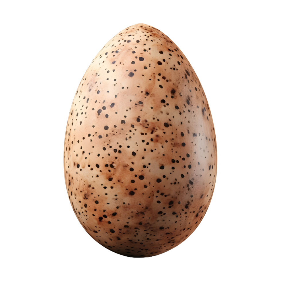 AI generated 3D Rendering of a Easter Egg on Transparent Background - Ai Generated png