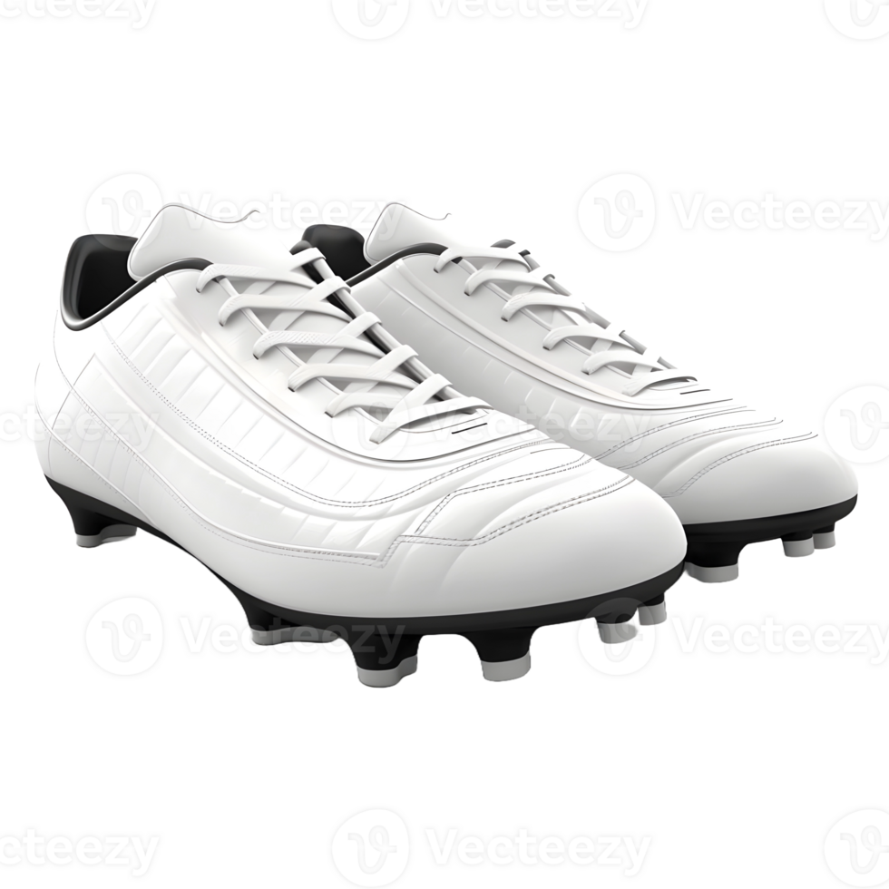 AI generated 3D Rendering of a Soccer Shoes Pair on Transparent Background - Ai Generated png