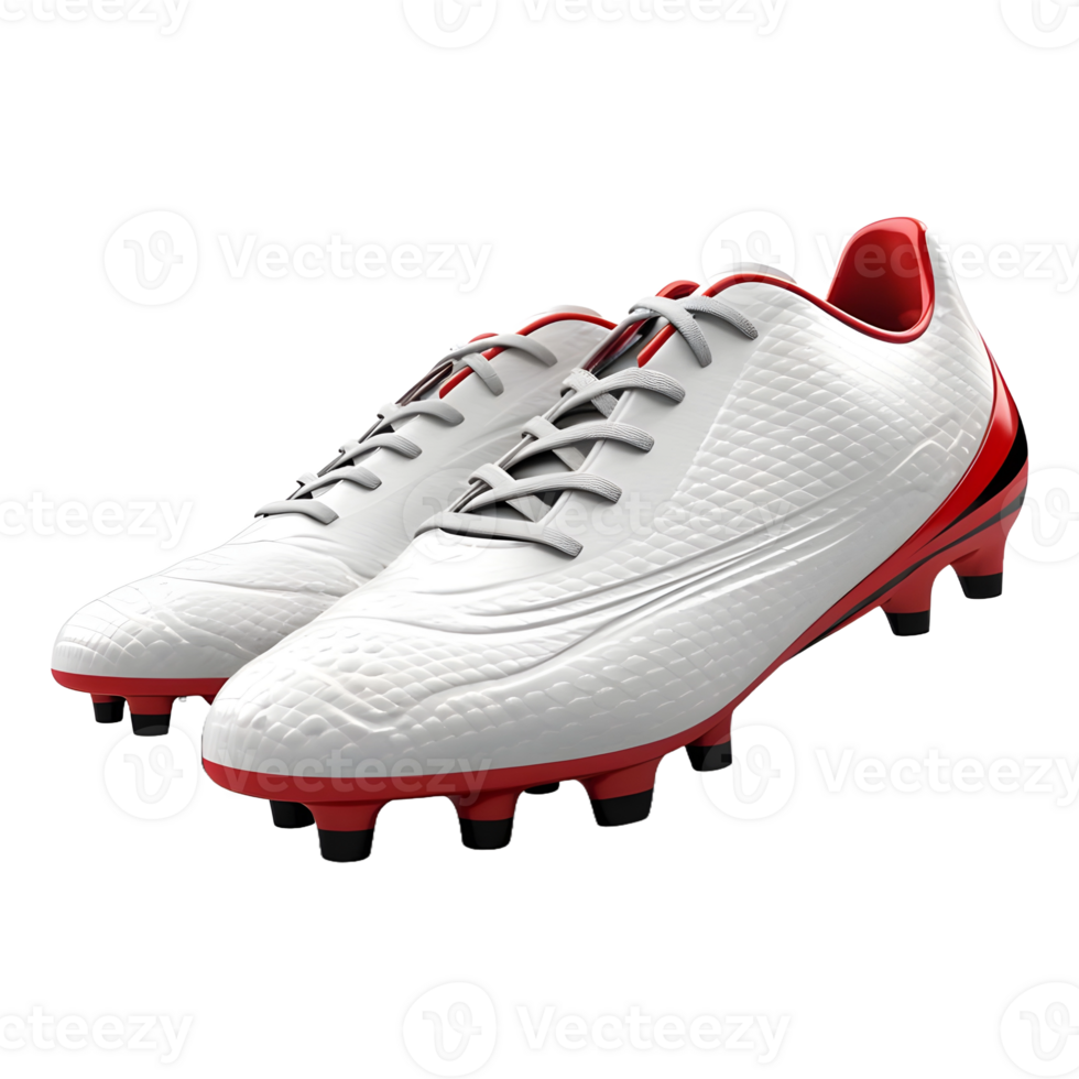 AI generated 3D Rendering of a Soccer Shoes Pair on Transparent Background - Ai Generated png