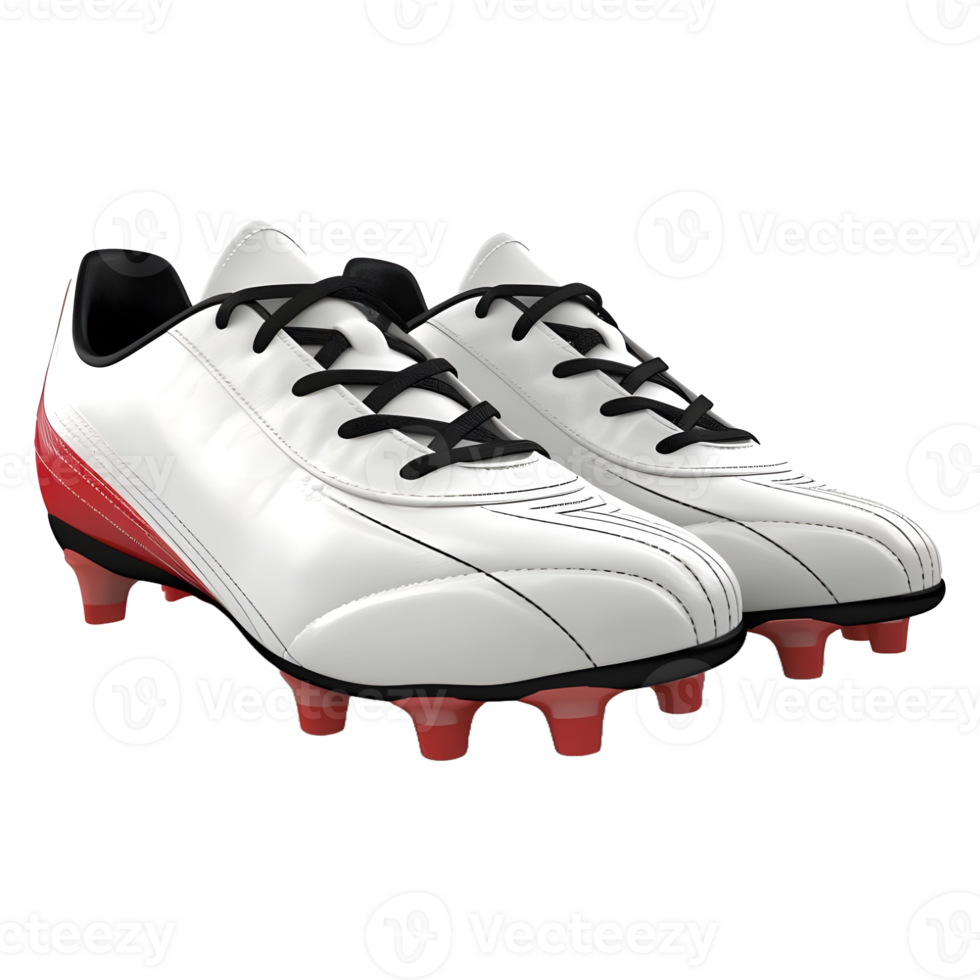 AI generated 3D Rendering of a Soccer Shoes Pair on Transparent Background - Ai Generated png