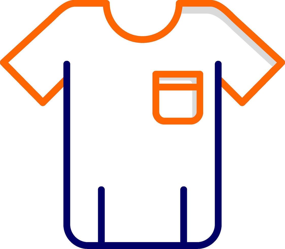 icono de vector de camiseta