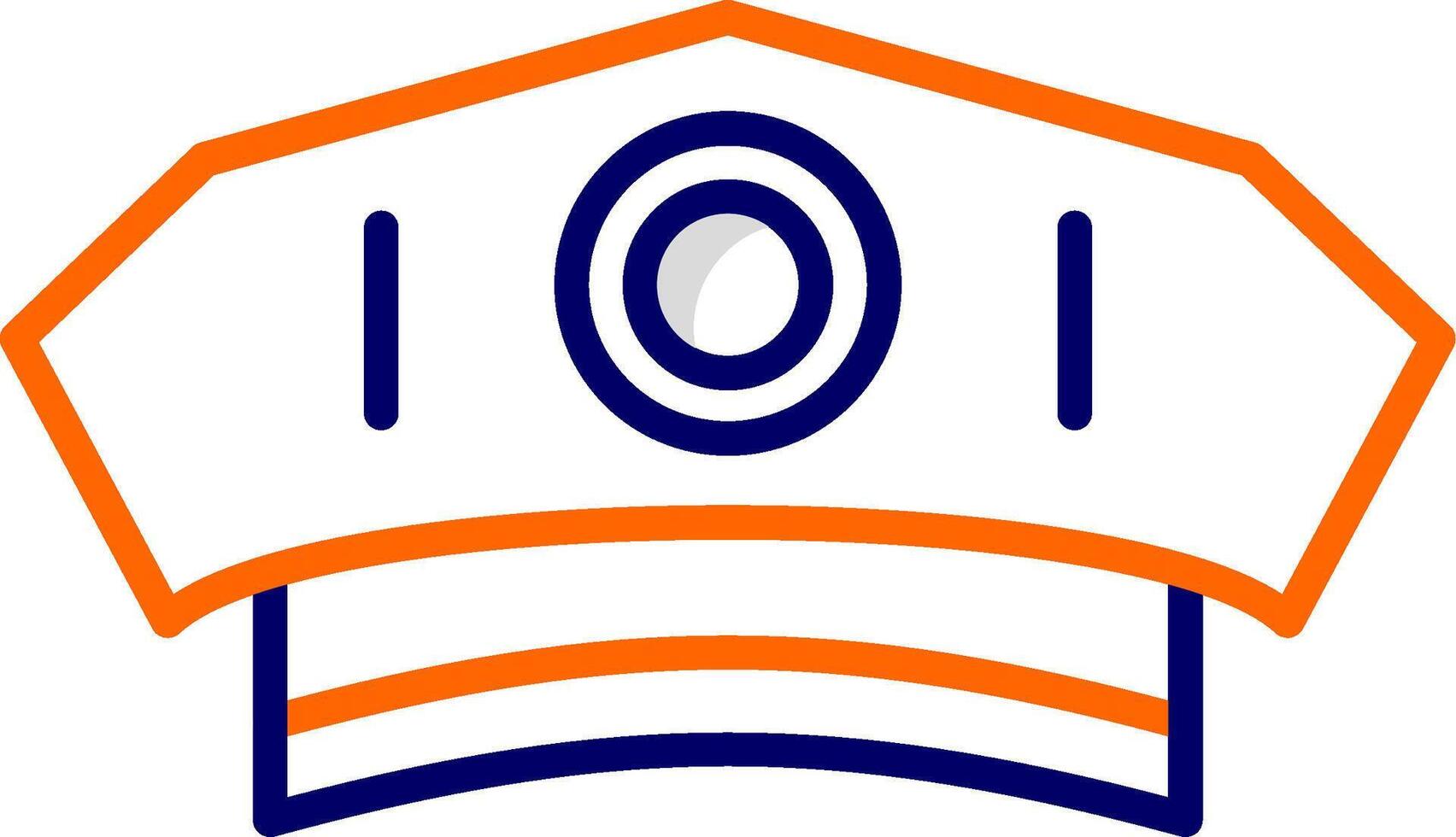 Police Man Hat Vector Icon