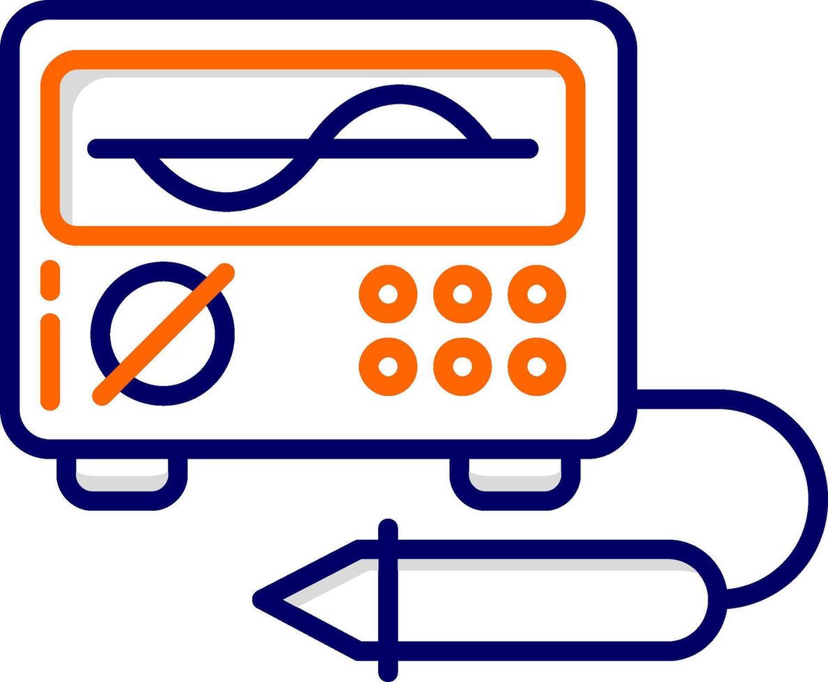 Oscilloscope Vector Icon