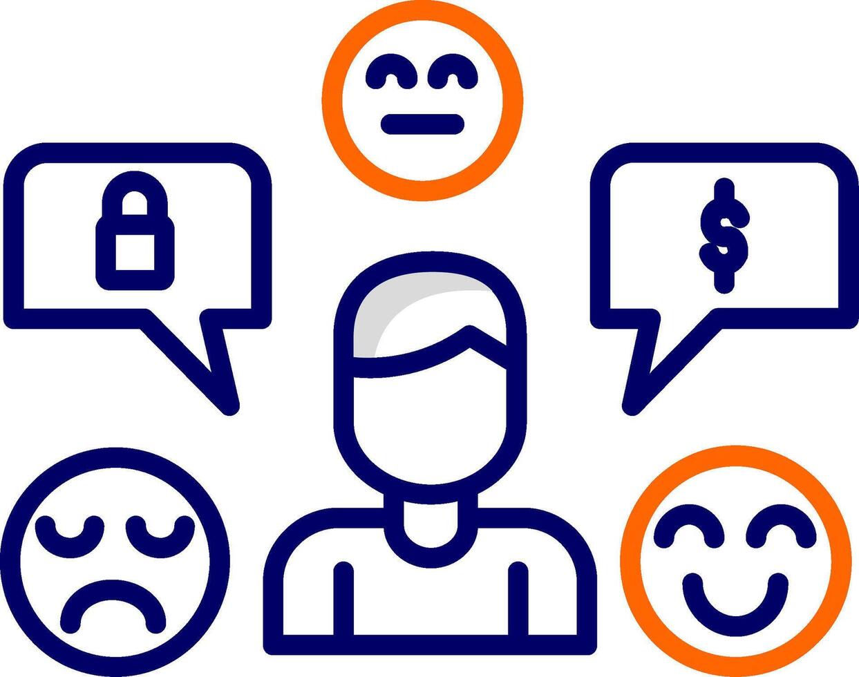 Customer Behavior Vector Icon
