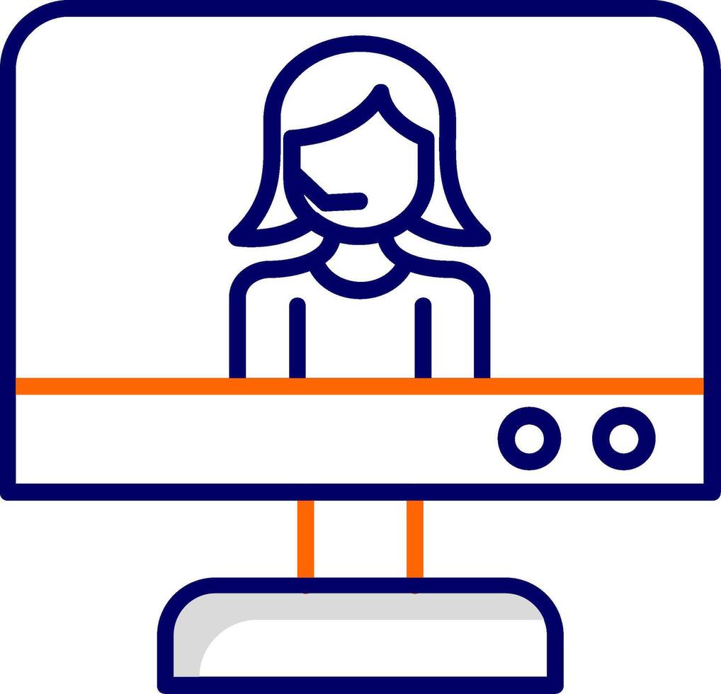 Online Support Vector Icon