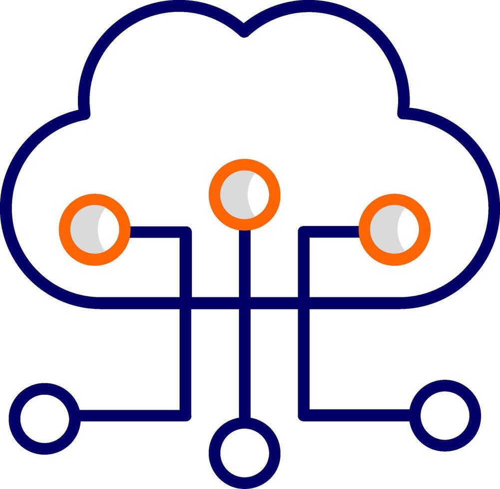 Cloud Configuration Vector Icon
