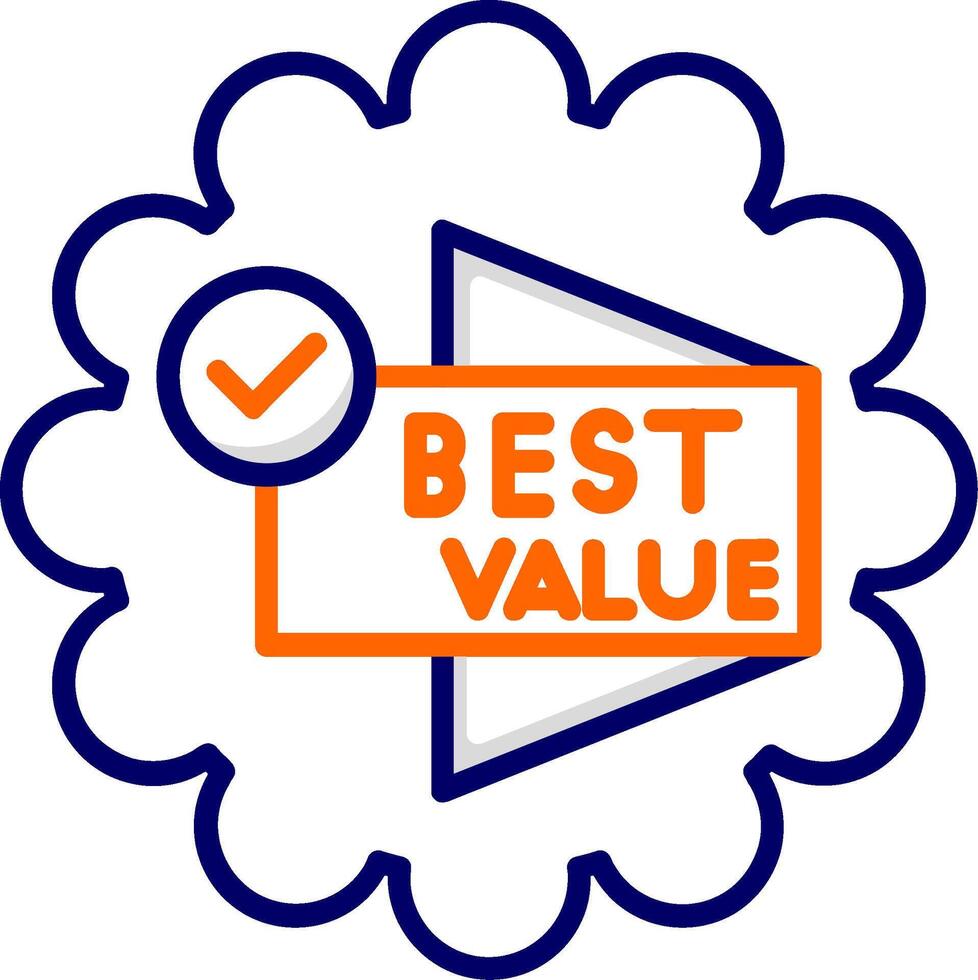 Best Value Vector Icon