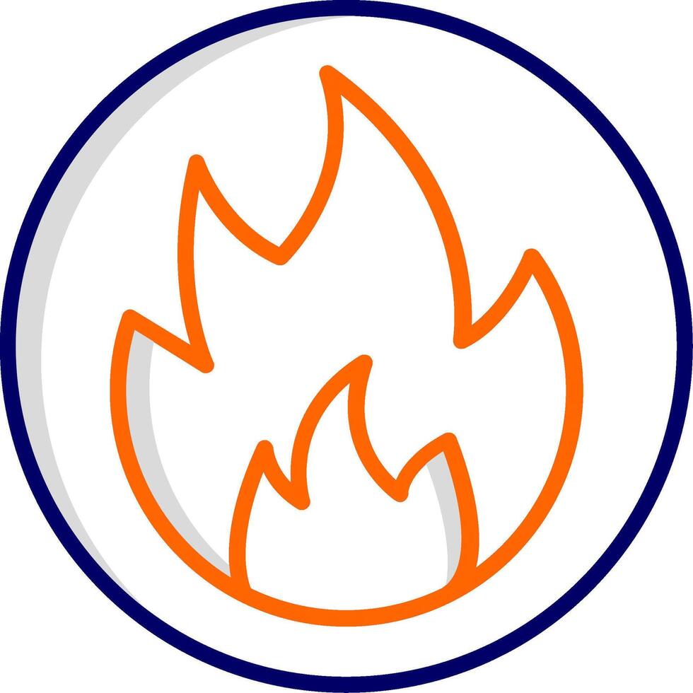 Flammable Vector Icon