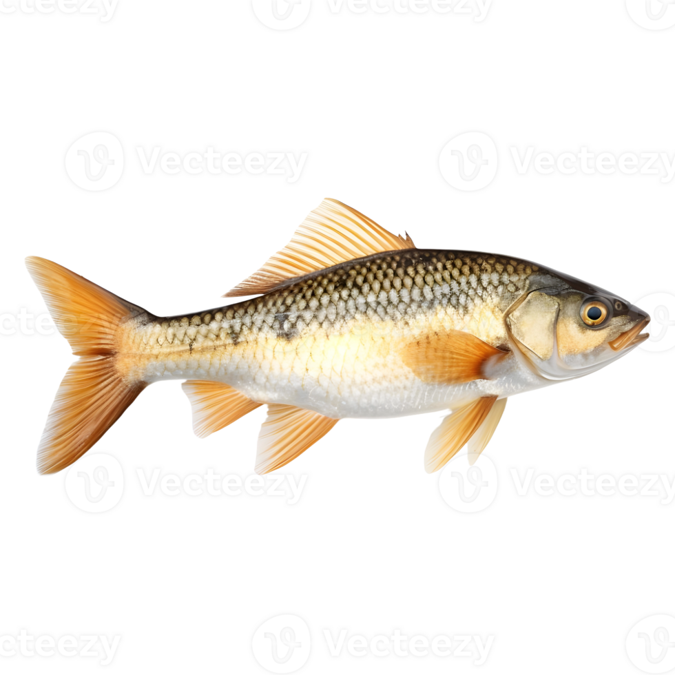 AI generated 3D Rendering of a Beautiful Colorful Ocean Fish on Transparent Background - Ai Generated png
