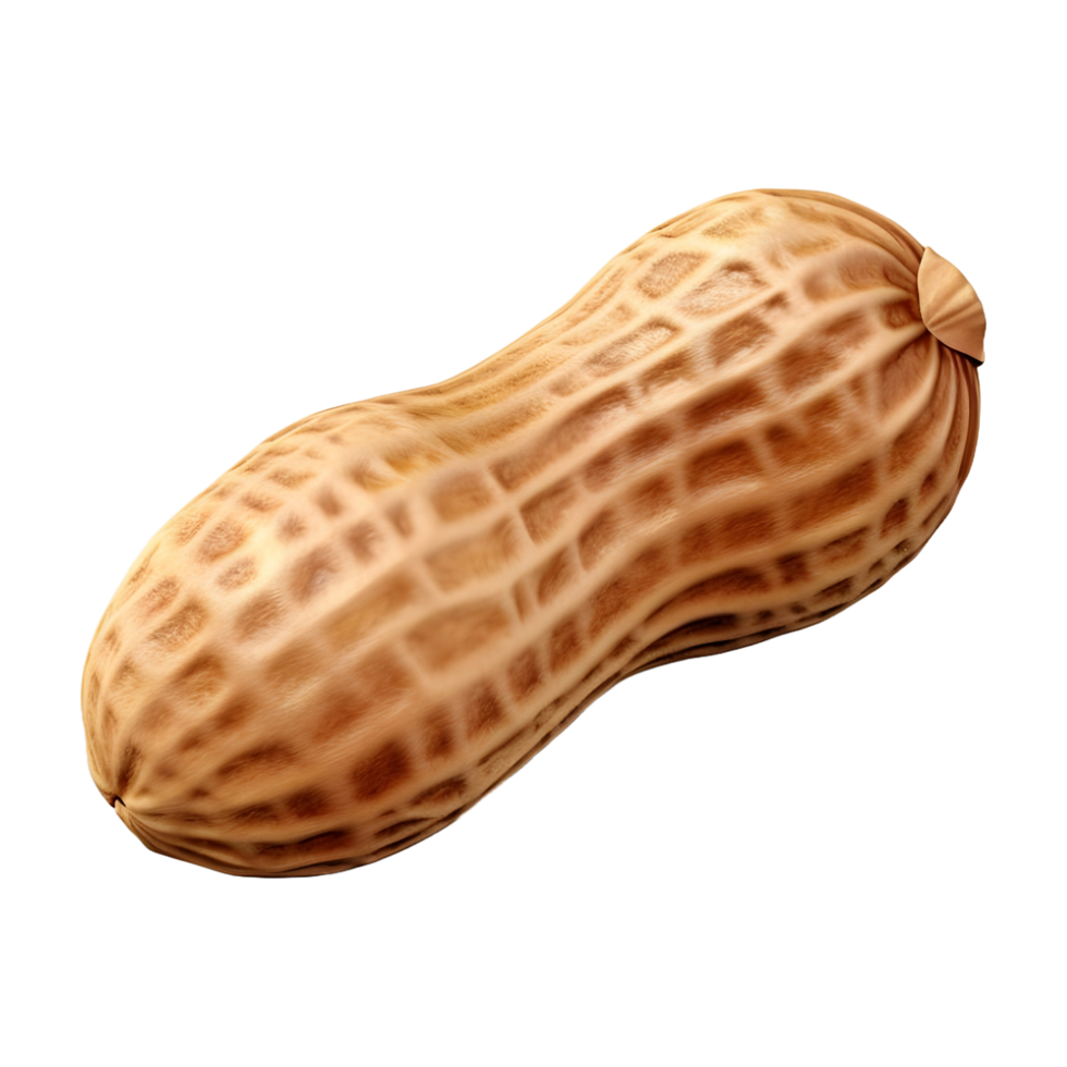 AI generated 3D Rendering of a Peanuts on Transparent Background - Ai Generated png
