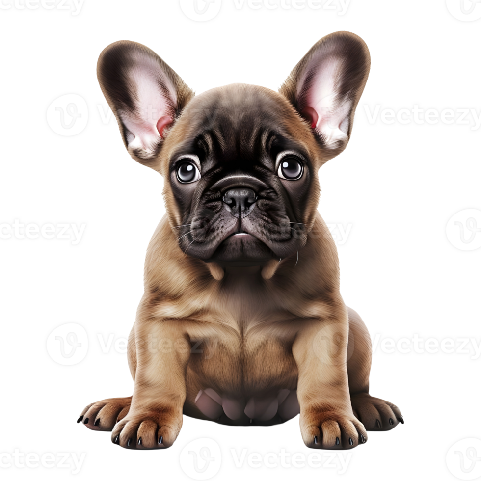 AI generated 3D Rendering of a Dog on Transparent Background - Ai Generated png